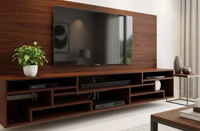 Painel para TV com Rack Integrado